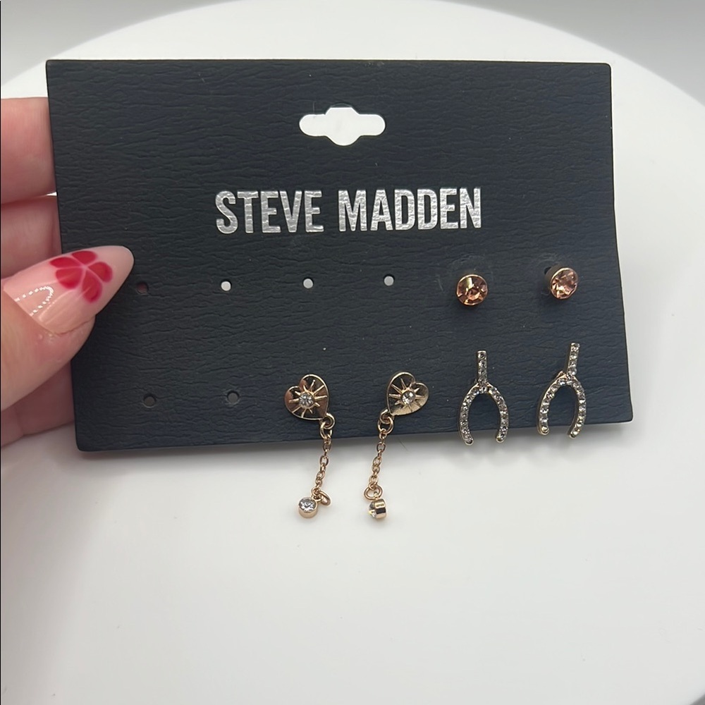 Steve Madden Earring Trio